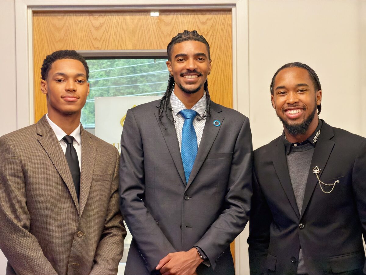 Three members of the Luxuriate Management team together at the Charlotte office